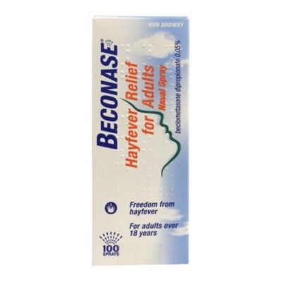 Buy Beconase Hayfever Nasal Spray for Adults 100 sprays Online - Point Meds