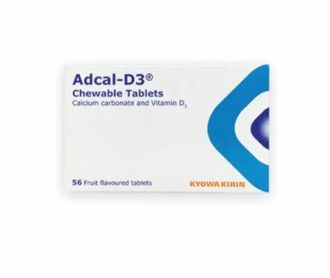 Buy Adcal D3 Chewable Tablets - Tutti Fruity - 56 Tablets Online ...